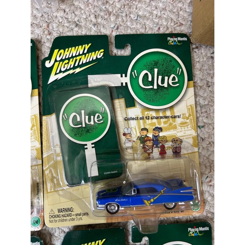 Johnny Lightning Clue Character Cars Lot Of 9 New In Package Collectible‎ Toys